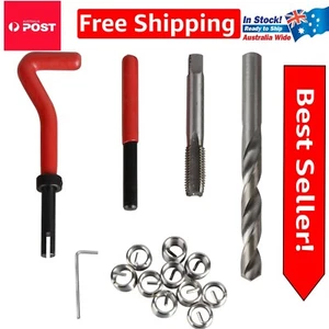 Comprehensive 15-Piece Thread Repair Kit with Drill Bit & Tap for Vehicles - Picture 1 of 6