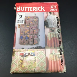 Butterick 4371 Tablecloths & Accessories Nettle Creek Uncut Factory Folded NOS - Picture 1 of 5