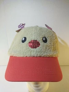🎄Limited Too Girl Fashion Red Nose Reindeer Hat/Cap Christmas Strapback NWT ⛄ - Picture 1 of 7