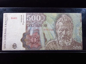 Rumänien 500 Lei 1991 P98 Banca Nationala Weltwährung Banknoten Geld H5224 - Bild 1 von 2