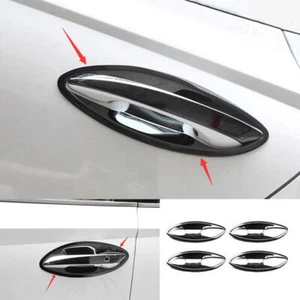 Cubierta de cuenco de puerta lateral exterior de titanio negro para Hyundai Sonata 2020-2023 - Imagen 1 de 9