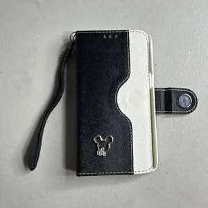 Samsung Galaxy S6 Mickey Wallet ID Card Case Protective cover Magnetic Flip - Picture 1 of 3