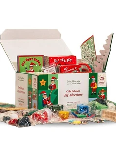 Aventura de Elfos de Navidad (Mismo Kit Cada Año) - Kit de Elfos de Navidad de 28 Días Nuevo - Imagen 1 de 6