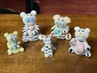 Lot of 5 Clay Animal Band 1.50 to 2&quot; Tall   (4)