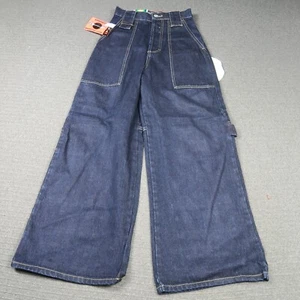 Rare STUKA JNCO Style Cargo Pants Unisex 24W 26L Wide-Leg Skate Denim 2000's VTG - Picture 1 of 12