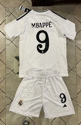 REAL MADRID - 9 MBAPPÉ completo Taglia 12 Anni