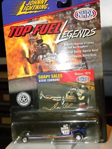 SOAPY SALES STEVE CARBONE RACING FED 1970 TOP FUEL LEGENDS Johnny Lightning - Picture 1 of 16