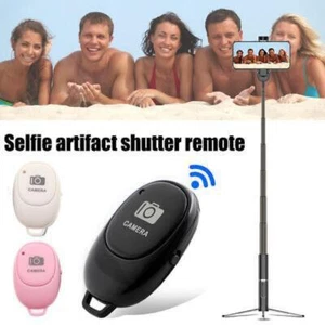 Universal Bluetooth Camera Shutter Remote Control Wireless Selfie Button Clicker - Picture 1 of 12
