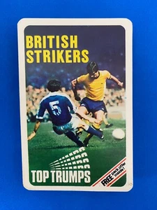 British Strikers Top Trumps Pick Your Own 1980 Vintage Retro Football Trump Card - Picture 1 of 30