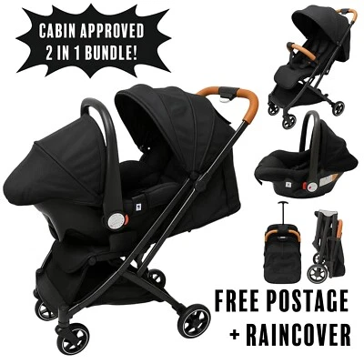 Lightweight Car Seat Baby Stroller Pram Foldable Travel Buggy Easy To Carry UK - Image 1 of 4