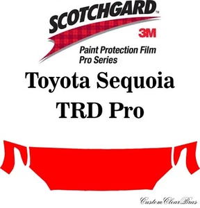 3M Scothgard Paint Protection Film Pro Series 2023 2024 Toyota Sequoia TRD Pro - Picture 1 of 3