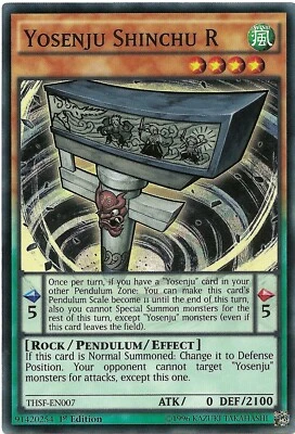 Yosenju Shinchu R THSF-EN007 Super Rare Yu-Gi-Oh Card 1st Edition New - Image 1 of 3