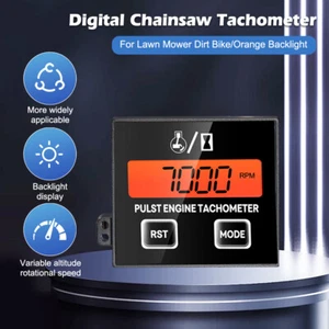Digital Chainsaw Tachometer Wireless Hour Counter Meter Pulse Engine Tachometer - Picture 1 of 24