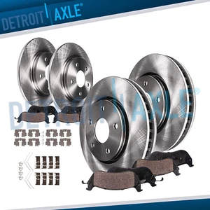 Front & Rear Disc Rotors + Brake Pads for Toyota Camry Avalon Lexus ES350 Brakes - Picture 1 of 7