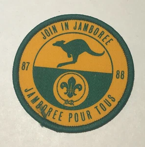 1987 1988 Join in World Jamboree Woven Mint MC2 - Picture 1 of 1