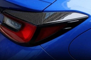 Rear Tail Light Eyebrow Genuine Carbon Fibre fits Toyota GR86 & Subaru BRZ 22 23 - Picture 1 of 9