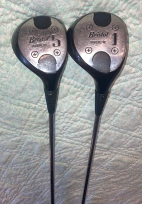 Bristol Superlite drivers 1 wood and 5 wood Ladies Flex steel shaft Right handed - Image 1 of 4
