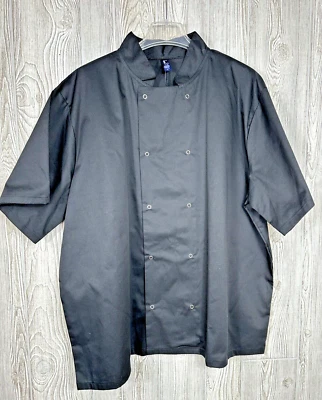 NWT Reprime Artisan Collection Size 3XL Unisex Snap Front Close Chef Coat RP664 - Image 1 of 4