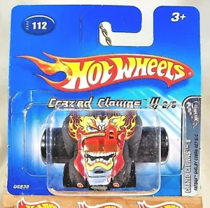 2005 Hot Wheels #112 Crazed Clowns II Fatbax SHELBY COBRA 427 S/C Black 1/2-Card - Picture 1 of 5