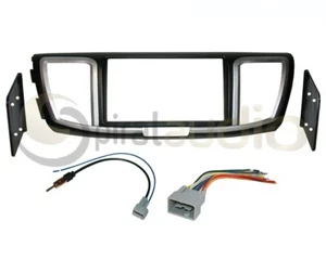 Kit de tablero de radio estéreo para radio de repuesto 2 DIN + arnés de cables + antena HO73 - Imagen 1 de 2
