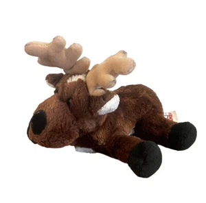 Webkinz Brown Reindeer Ganz Plush Toy Stuffed Animal NO Code Tag Soft - Picture 1 of 8