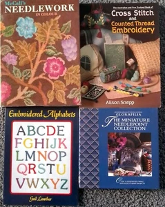 McCalls Needlework In Colour Vintage 1964 plus 3 Cross Stitch Books - Picture 1 of 8