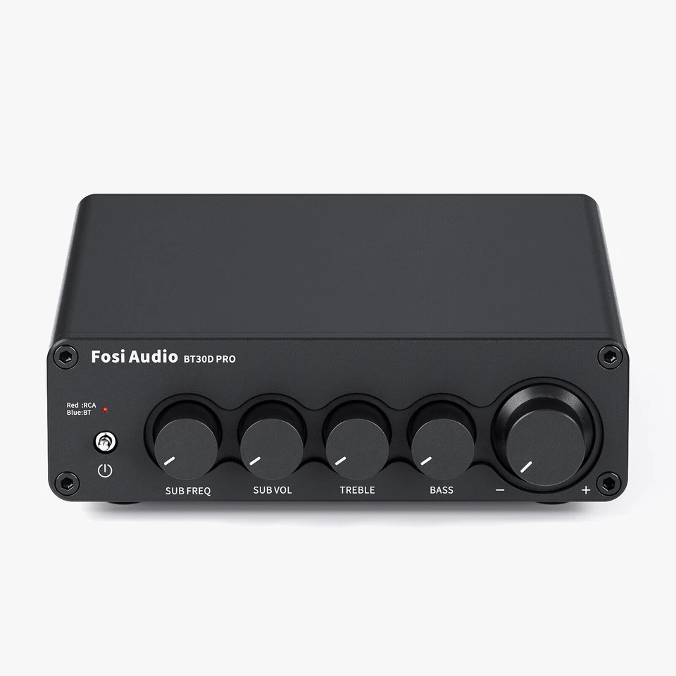 Fosi Audio BT30D Pro Bluetooth 5.0 Audio Verstärker - Schwarz