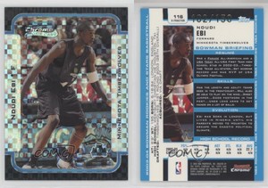 2003-04 Bowman Rookies Chrome X-Fractor /150 Ndudi Ebi #116 Rookie RC