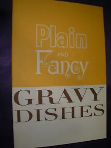 Vintage paperback booklet Plain & Fancy Gravy Dishes Campbells Soup recipes 1960 - Picture 1 of 4