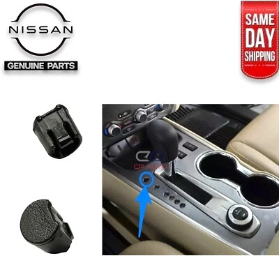 Nissan Pathfinder 2013-2018 cambio bloqueo agujero liberación botón tapa cubierta fabricante original nuevo Foto 1 de 4