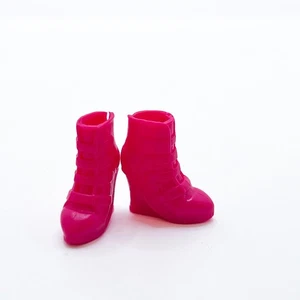 Pink Wedges Sneakers Boots Shoes Fit Standard Fashionistas Barbie Doll - Picture 1 of 4