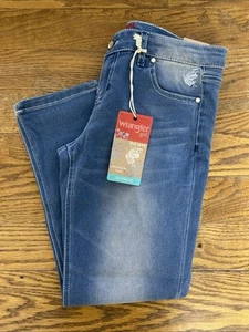 WRANGLER Girl True Spirit Boyfriend Jeans - Adjustable Waist - Size 12R - Picture 1 of 4
