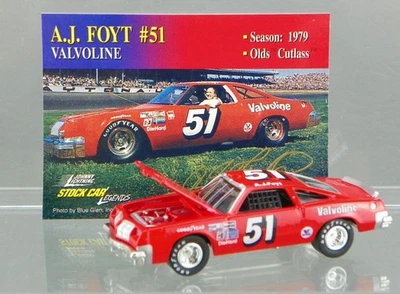 Vintage Johnny Lightning Diecast 1/64 A.J Foyt 1979 Olds Cutlass Stock Car #51 - Image 1 of 4