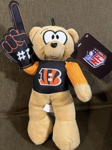 ¡Oso de peluche de los Cincinnati Bengals NFL! Nuevo + ¡Regalo gratis! - Imagen 1 de 6