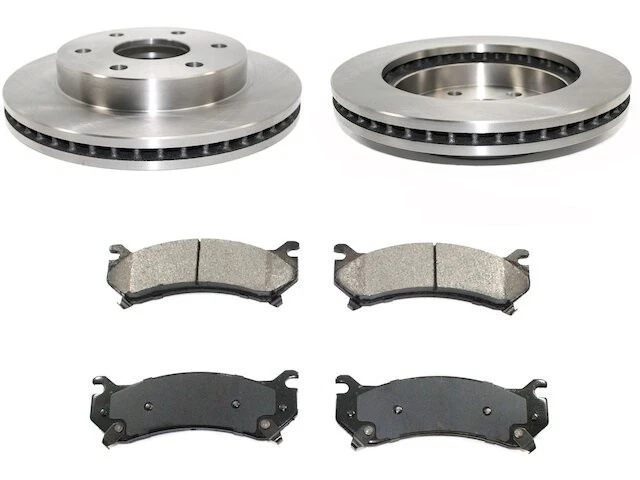 Kit de pastillas de freno delanteras y rotor para Chevy Tahoe 2000-2006 2001 2002 2003 BP218FJ Foto 1 de 1