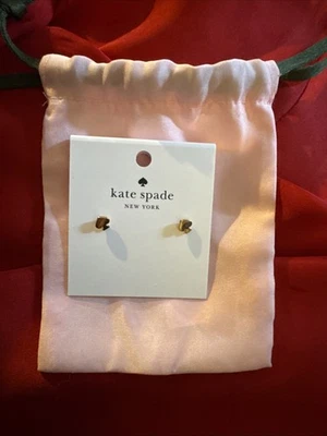 Kate Spade Earrings Spade Shaped Small Tasteful/Exquisite NewOnCard/Bag MSRP $32 - Image 1 of 4