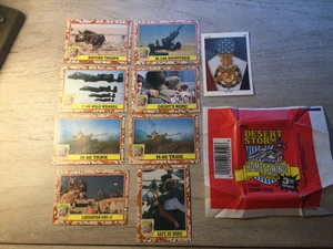 Topps Desert Storm Trading Cards Mint ( 8 Karten 1 Sticker ) - Bild 1 von 2
