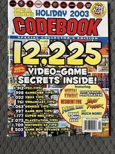 Tips & Tricks Holiday 2003 CODEBOOK - Special Collector's Edition - RARE! Y - Picture 1 of 3