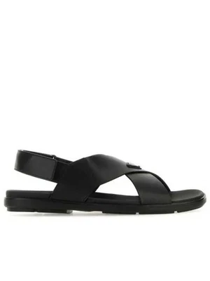 Sandalias Prada de cuero negro 2X3121 3LEM F0002 133039203 Foto 1 de 4