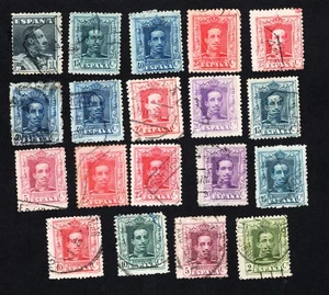 Spain 1922-30 group of stamps used CV=2.6$ - Picture 1 of 2