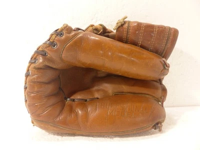 Vintage 1950s Spalding Professional Model 11" RH Throw Infield Baseball Glove - Image 1 of 4