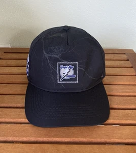 Tampa Bay Lightning snapback NHL '47 Brand Hockey Hat Cap Logo black Mens Sports - Picture 1 of 8