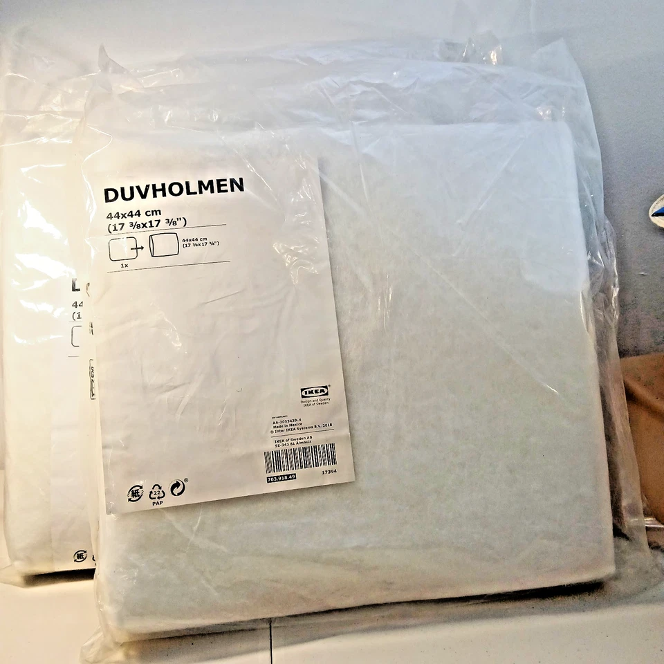 Cojín para silla de exterior cuadrado Ikea Duvholmen (17 3/8x17 3/8) 703.918.49 NUEVO juego de 2 Foto 1 de 2
