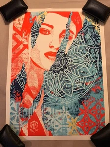 Shepard Fairey - FRACTURED HARMONY Art Print Limited Edition- Obey Giant Signed - Picture 1 of 6