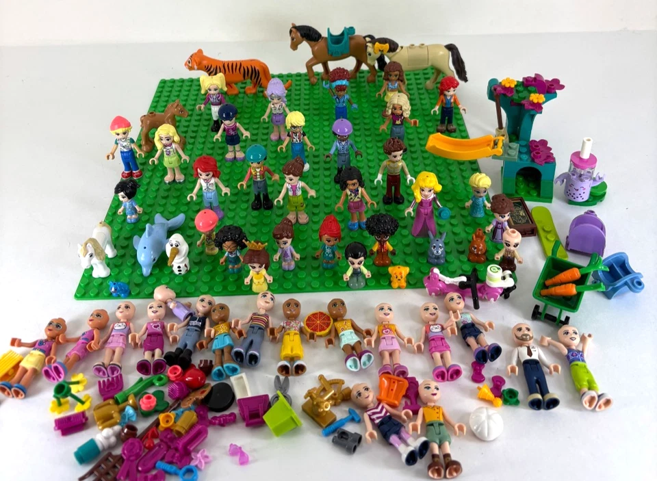 Lot Of 55 Lego Friends Mini Figures Disney Princess & Pets - Image 1 of 4
