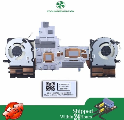 Laptop CPU GPU Heat sink Fan FRU 5F10S14333 - Image 1 of 2