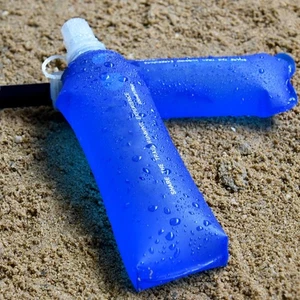 Botella de agua blanda frascos para correr para hidrataciones paquete ciclismo senderismo - Imagen 1 de 11