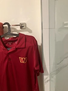 Washington Redskins Commanders Antigua Borgoña Camisa de Golf Adulto Hombre Pequeña - Imagen 1 de 1