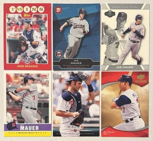 Joe Mauer 6 Card Lot 2006-2011 Topps Fleer Upper Deck - Picture 1 of 2