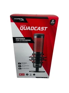 HP HyperX QuadCast Rouge, Designed for podcast, new unopened - Afbeelding 1 van 1